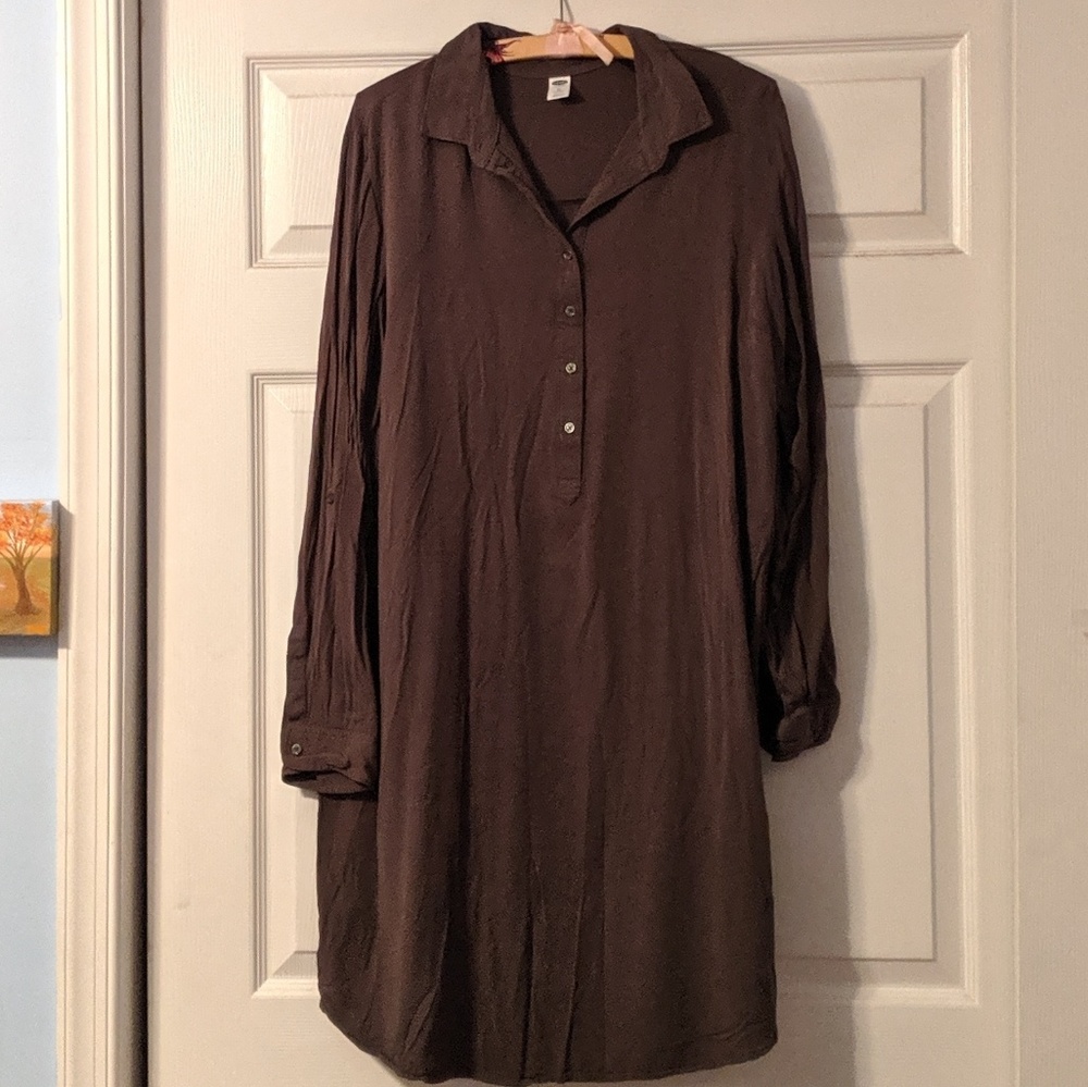 Collared Shirt Dress